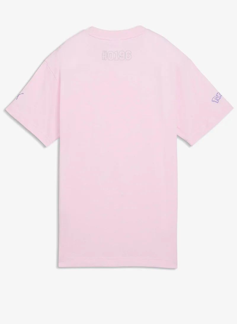 بوما تيشيرت بوكيمون شبابي مطبوع مريح